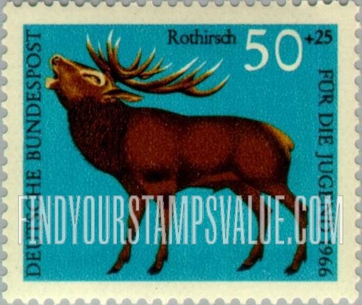 FindYourStampsValue: SEMI-POSTAL - Red deer