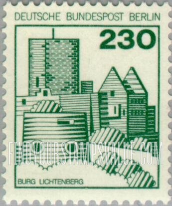 FindYourStampsValue: BERLIN - Castle Type of Germany: Lichtenberg