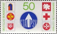 FindYourStampsValue: Emblems of Road Rescue Services