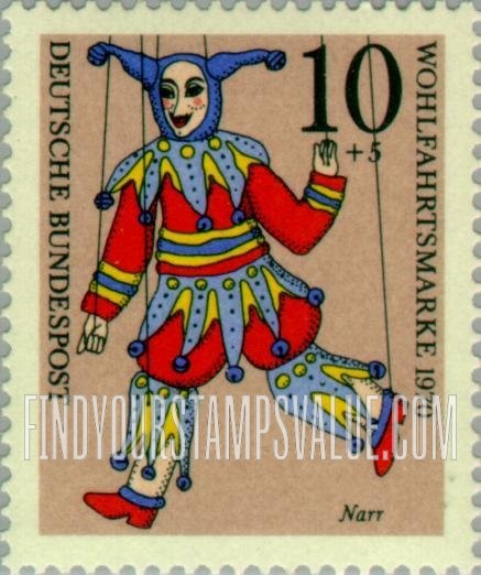 FindYourStampsValue: SEMI-POSTAL - Puppets: Jester
