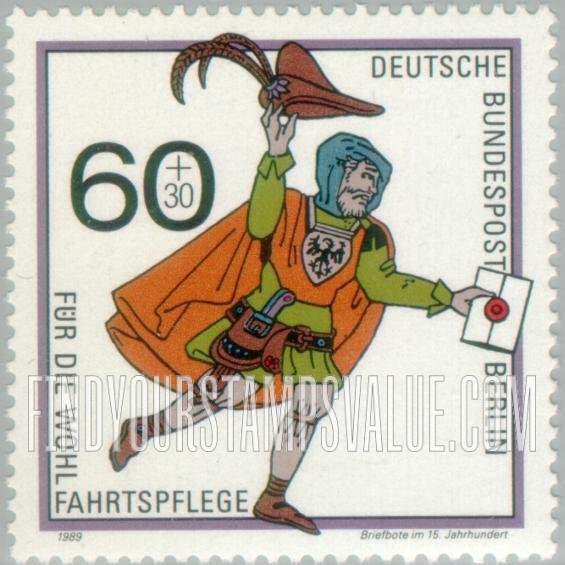 FindYourStampsValue: OCCUPATION SEMI-POSTAL - Mail Carrying Type of 1989: Messenger, 15th centennial