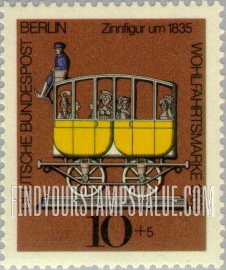 FindYourStampsValue: OCCUPATION SEMI-POSTAL - Tin Toy Type of 1969: Coach