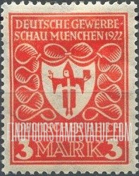 FindYourStampsValue: Arms of Munich