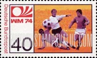 FindYourStampsValue: World Cup Soccer Championship, Munich - Three Soccer Players