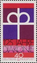 FindYourStampsValue: 125th Anniversary of the Diaconal Association of the German Protestant Church - Crowned Cross Emblem of Diaconate
