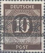 FindYourStampsValue: Numerals: Overprint Type “a” on 1946 Numeral Issue