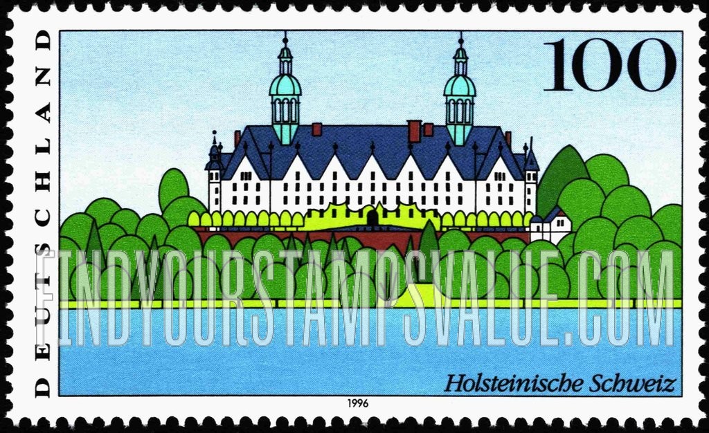 FindYourStampsValue: Scenic Regions in Germany: Holstein Switzerland