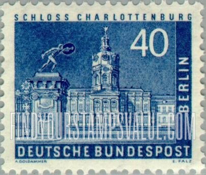 FindYourStampsValue: BERLIN - Charlottenburg Castle