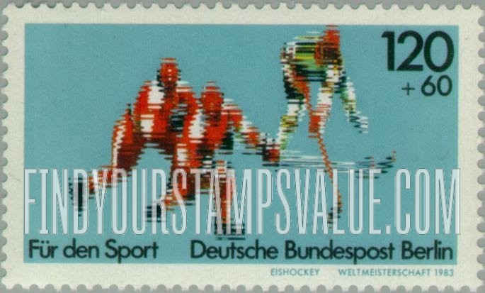 FindYourStampsValue: OCCUPATION SEMI-POSTAL - Sports Type of 1983: World Hockey Championship