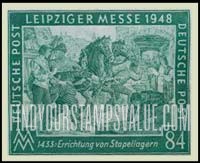 FindYourStampsValue: Leipzig Fair - Arranging Stocks of Merchandise