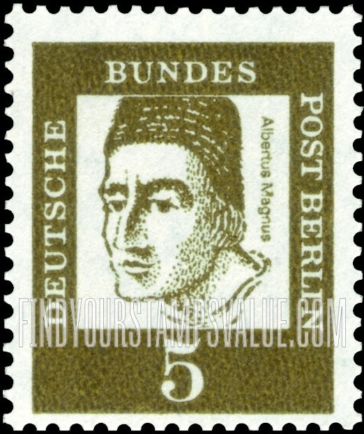 FindYourStampsValue: BERLIN - Portraits: Albertus Magnus