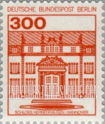 FindYourStampsValue: BERLIN - Castle Type of Germany: Herrenhausen