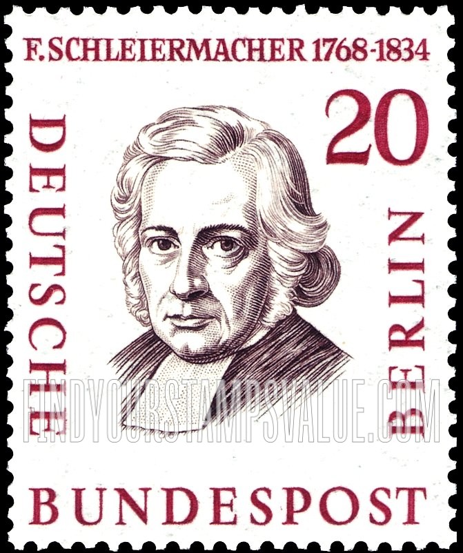 FindYourStampsValue: BERLIN - Portraits: Friedrich Schleiermacher, theologian