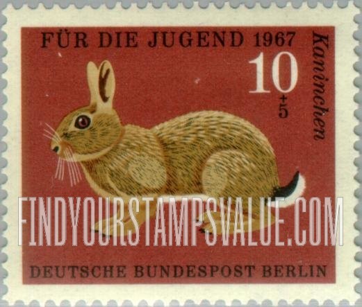 FindYourStampsValue: OCCUPATION SEMI-POSTAL - Animal Type of 1966: Rabbit