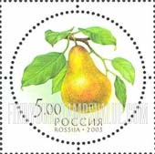 FindYourStampsValue: Russia: Russian Federation, Fruit - Pear