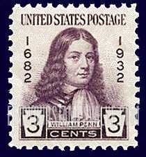 FindYourStampsValue: WILLIAM PENN