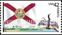FindYourStampsValue: FLAGS OF OUR NATION - Florida, Self-Adhesive Coil stamp