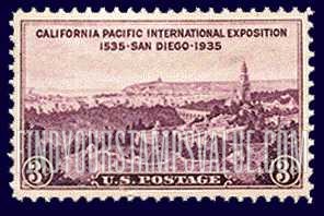 FindYourStampsValue: CALIFORNIA-PACIFIC EXPOSITION - View of San Diego Exposition