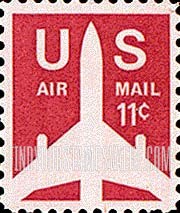 FindYourStampsValue: JET AIRLINER SILHOUETTE