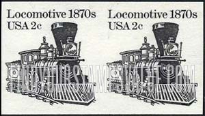 FindYourStampsValue: LOCOMOTIVE 1870s - Transportation, Coil Stamps