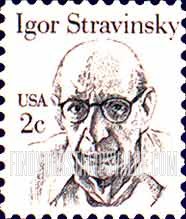 FindYourStampsValue: IGOR STRAVINSKY - Great Americans