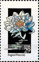 FindYourStampsValue: WILDFLOWERS - Fragrant Water Lily