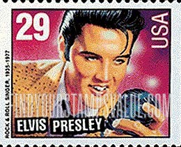 FindYourStampsValue: ELVIS PRESLEY - American Music Series, booklet stamp