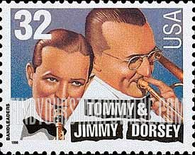 FindYourStampsValue: TOMMY AND JIMMY DORSEY - American Music Series