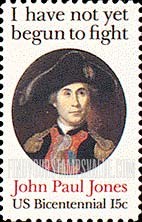 FindYourStampsValue: JOHN PAUL JONES - American Bicentennial