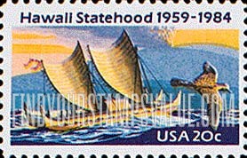 FindYourStampsValue: HAWAII STATEHOOD, 25th ANNIVERSARY