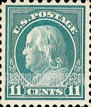 FindYourStampsValue: BENJAMIN FRANKLIN