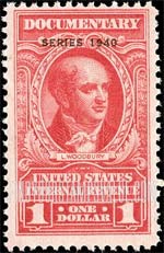 FindYourStampsValue: DOCUMENTARY ISSUE - Levi Woodbury
