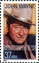 FindYourStampsValue: LEGENDS OF HOLLYWOOD - John Wayne, Actor, Self-Adhesive stamp