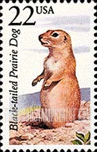 FindYourStampsValue: BLACK-TAILED PRAIRIE DOG - North American Wildlife