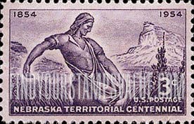 FindYourStampsValue: NEBRASKA TERRITORY CENTENNIAL