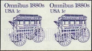 FindYourStampsValue: OMNIBUS 1880s - Transportation, Coil Stamps