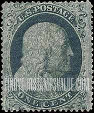 FindYourStampsValue: BENJAMIN FRANKLIN