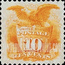 FindYourStampsValue: SHIELD AND EAGLE