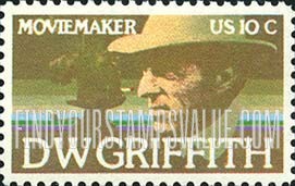 FindYourStampsValue: DW GRIFFITH - American Arts