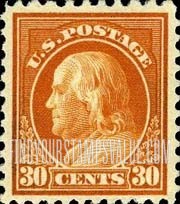 FindYourStampsValue: BENJAMIN FRANKLIN