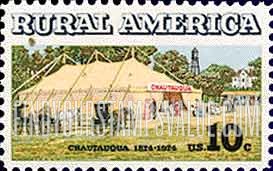FindYourStampsValue: RURAL AMERICA - Chautauqua Tent and Buggies