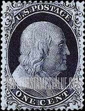 FindYourStampsValue: BENJAMIN FRANKLIN