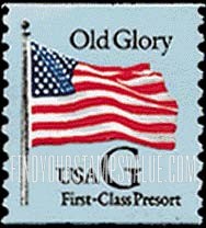 FindYourStampsValue: "G" AND FLAG, Coil Stamp