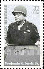 FindYourStampsValue: BRIGADIER GENENERAL BENJAMIN O. DAVIS, SR. - Black Heritage, Self-Adhesive stamp