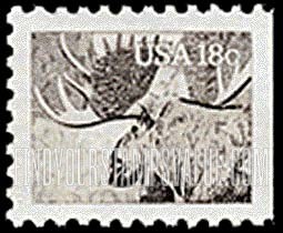 FindYourStampsValue: AMERICAN WILDLIFE - Moose, booklet stamp