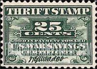 FindYourStampsValue: WAR SAVINGS - Twenty Five Cents