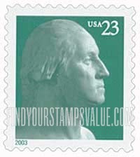 FindYourStampsValue: GEORGE WASHINGTON, Self-Adhesive stamp