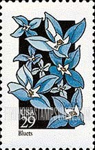 FindYourStampsValue: WILDFLOWERS - Bluets