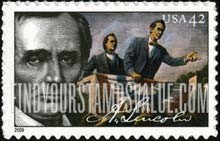 FindYourStampsValue: 200th BIRTHDAY OF ABRAHAM LINCOLN - Politician, Self-adhesive