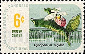 FindYourStampsValue: BOTANICAL CONGRESS - Lady's slipper